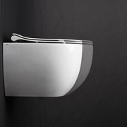 BLOC WC  MINI CIOTOLA SUSPENDU AVEC ABATTANT SOFT CLOSE  NO RIM - CRISTINA ONDYNA WCI3291