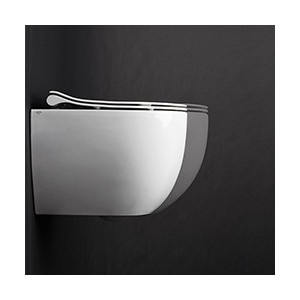 BLOC WC  MINI CIOTOLA SUSPENDU AVEC ABATTANT SOFT CLOSE  NO RIM - CRISTINA ONDYNA WCI3291