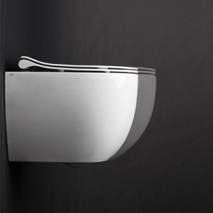 BLOC WC  MINI CIOTOLA SUSPENDU AVEC ABATTANT SOFT CLOSE  NO RIM - CRISTINA ONDYNA WCI3291