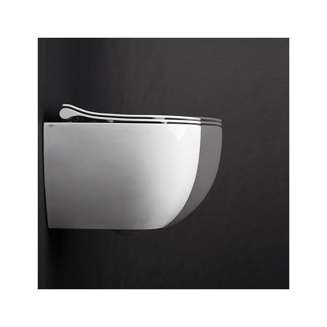 BLOC WC  MINI CIOTOLA SUSPENDU AVEC ABATTANT SOFT CLOSE  NO RIM - CRISTINA ONDYNA WCI3291