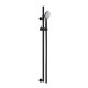 Ensemble barre de douche Noir mat ALISSO - Cristina Ondyna AL25213