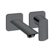 LAVABO MURAL PROFILO  AVEC ROSACE DROIT BEC 18.5 UP&D BLACK MAT - CRISTINA ONDYNA PF25713