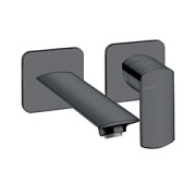 LAVABO MURAL PROFILO  AVEC ROSACE DROIT BEC 18.5 UP&D BLACK MAT - CRISTINA ONDYNA PF25713