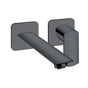 LAVABO MURAL PROFILO  AVEC ROSACE DROIT BEC 22.5 UP&D BLACK MAT - CRISTINA ONDYNA PF25913