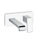 LAVABO MURAL QUADRI S AVEC PLAQUE SAILLIE 18 CM CHROME - CRISTINA ONDYNA QS25651