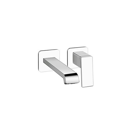 LAVABO MURAL REGULAR QUADRI S 2 TROUS BEC 18 CM CHROME EX QS267 - CRISTINA ONDYNA QS25751