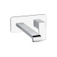 LAVABO MURAL QUADRI S PLAQUE SAILLIE 22.5 CM CHROME - CRISTINA ONDYNA QS25851