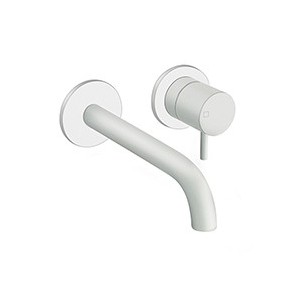 LAVABO MURAL TRIVERDE 2 TROUS BEC 18 CM WHITE MATT EX TV277 - CRISTINA ONDYNA TV25724