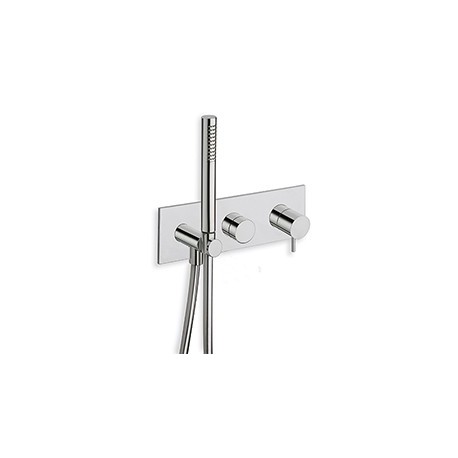 FACADE EXTERNE TRIVERDE DOUCHE MURALE CHROMÉ 2 SORTIES - CRISTINA ONDYNA TV60251