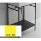 STRUCTURE METAL POUR CENTO 60 NOIR MAT - CRISTINA ONDYNA WCE6013