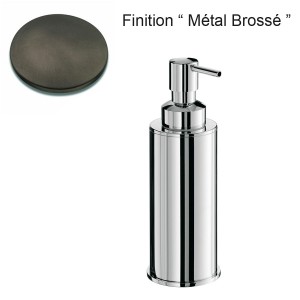 DISTIBUTEUR DE SAVON LIQUIDE A POSER AMBIENTE  METAL BROSSE  - CRISTINA ONDYNA AM72777