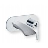 LAVABO MURAL AVEC PLAQUE BOLLICINE CHROME SANS MECANISME EX BO266 - CRISTINA ONDYNA BO25651