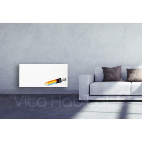 Radiateur à inertie Wifi Blanc Liberty 1500W Horizontal - Valderoma BL1500W