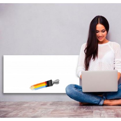 Radiateur à inertie Wifi Blanc Liberty 1500W Horizontal - Valderoma BL1500W