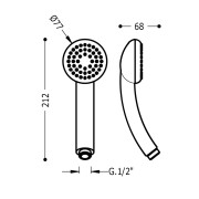 Douche anticalcaire ECO‑ANTICAL  - TRES 9134725 