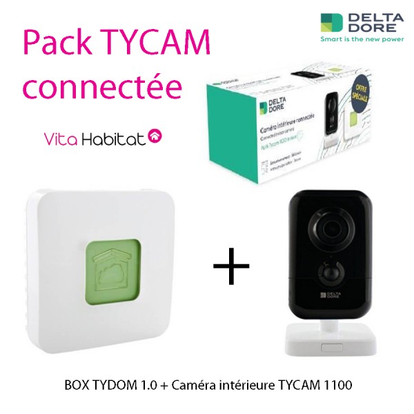 Pack Tycam Securite Interieure Connectee Tycam 1100 Tydom 1 0 Delta Dore 6410189