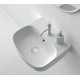 LAVABO SUSPENDU NOLITA AVEC PLAGE 50X45 BLANC - CRISTINA ONDYNA NOLI5024