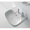 LAVABO SUSPENDU NOLITA AVEC PLAGE 50X45 BLANC - CRISTINA ONDYNA NOLI5024 