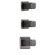 FACADE MITIGEUR THERMO. ENCASTRE ITALY CHR NOIR B. POIGNEE MARQUINIA  - CRISTINA ONDYNA IT77275MQ 