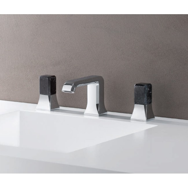 MELANGEUR LAVABO ITALY 3 TROUS  POIGNEE MARQUINIA AVEC VIDAGE UP&DOWN - CRISTINA ONDYNA IT20551MQ 