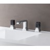 MELANGEUR LAVABO ITALY 3 TROUS POIGNEE MARQUINIA AVEC VIDAGE UP&DOWN - CRISTINA ONDYNA IT20551MQ 