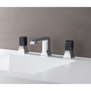 MELANGEUR LAVABO ITALY 3 TROUS  POIGNEE MARQUINIA AVEC VIDAGE UP&DOWN - CRISTINA ONDYNA IT20551MQ 