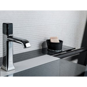MITIGEUR LAVABO ITALY REGULAR  POIGNEE MARQUINIA AVEC VIDAGE UP&DOWN - CRISTINA ONDYNA IT22051MQ 