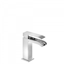 Mitigeur lavabo robinet cascade bec ouvert avec vidage automatique - TRES 00611001D 