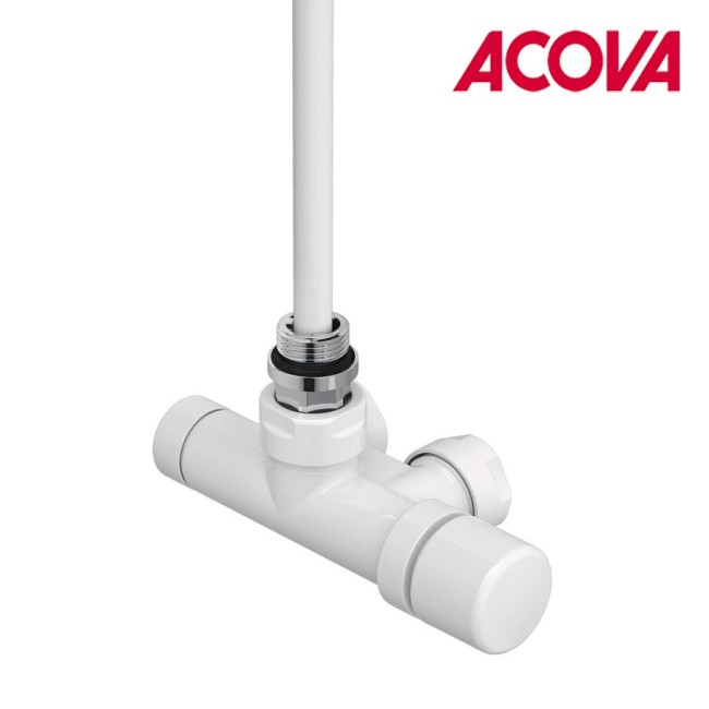 Kit K Pack Robinetterie thermostatisable monopoint monotube / bitube coude Blanc - ACOVA 991551