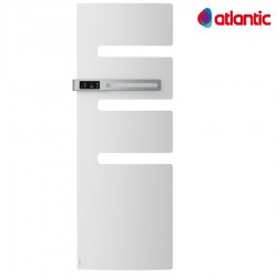 Sèche-serviettes électrique ATLANTIC 1750W (750W+1000W) Mât à gauche SERENIS soufflant