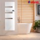 Sèche-serviettes électrique ATLANTIC 750W Mât à droite SERENIS Blanc brillant