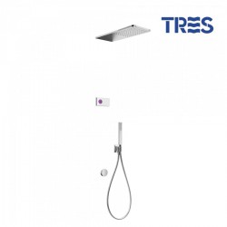 Kit de baignoire thermostatique électronique encastré SHOWER TECHNOLOGY avec contrôle électronique (blanc) - TRES 9286321