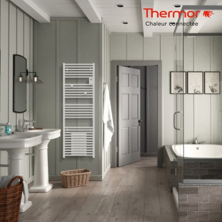 Sèche-serviettes mixte 1500W (500W+1000W) RIVA 4 soufflant - THERMOR