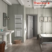 Sèche-serviettes mixte 1500W (500W+1000W) RIVA 4 soufflant - THERMOR