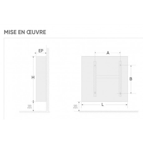 Radiateur chaleur douce ATLANTIC ACCESSIO Digital 2 1500W 524915