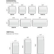 Radiateur rayonnant THERMOR Emotion 3 Horizontal 500W 445211