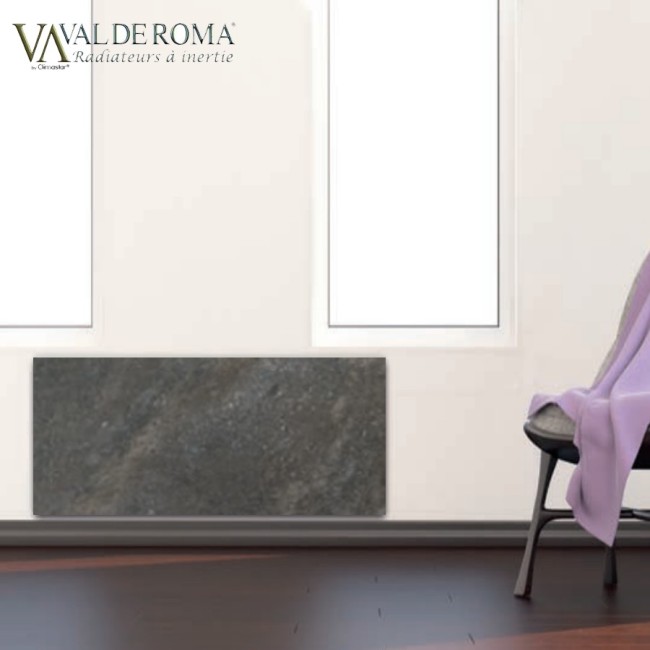 Radiateur à inertie PLINTHO Terre Lunaire 1500W Plinthe- Valderoma TL1500P
