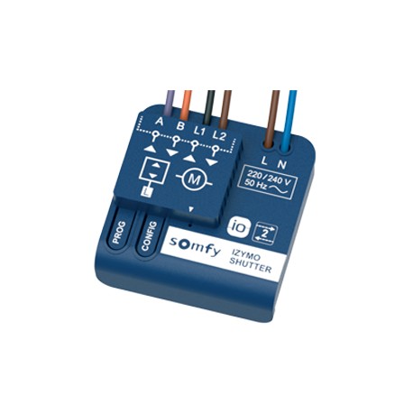 KIT CONNECTÉ : PILOTAGE 3 VOLETS ROULANTS ET ÉCLAIRAGE SOMFY - 1870308
