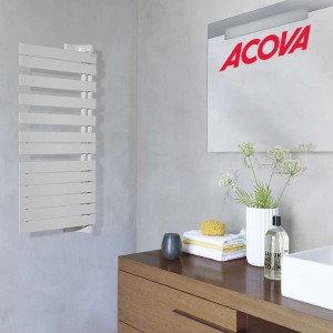 Sèche-serviette Chauffage central ACOVA -  Fassane Spa Twist asymétrique à droite 809W - FRT168-055
