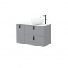 Meuble salle de bain Humo Gauche UNIIQ 900 - SALGAR 24654