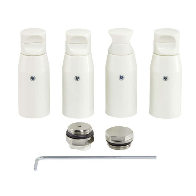 Kit 4 fixations  Palma Spa EC Ral 9016 - ACOVA 926171