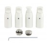 Kit 4 fixations Palma Spa EC Ral 9016 - ACOVA 926171