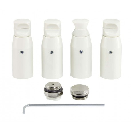 Kit 4 fixations  Palma Spa EC Ral 9016 - ACOVA 926171