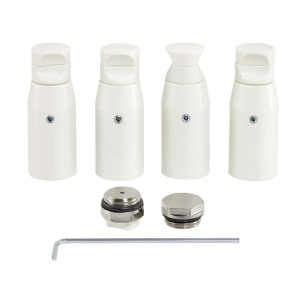 Kit 4 fixations  Palma Spa EC Ral 9016 - ACOVA 926171