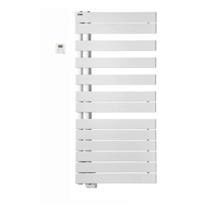 Sèche-serviette ACOVA -  Fassane Spa Twist asymétrique à gauche electrique 500W - TFLT050-055/GF