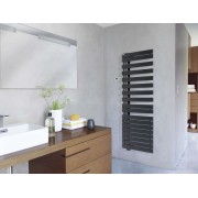 Sèche-serviette ACOVA -  Fassane Spa Twist asymétrique à gauche electrique 500W - TFLT050-055/GF