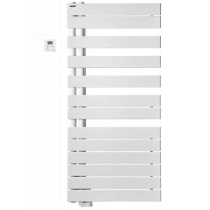 Sèche-serviette ACOVA -  Fassane Spa Twist asymétrique à gauche electrique 500W - TFLT050-055/GF