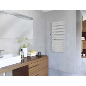 Sèche-serviette ACOVA -  Fassane Spa Twist asymétrique à gauche electrique 1000W - TFLT100-055/GF