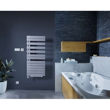 Sèche-serviette Soufflant ACOVA - REGATE Twist + Air électrique pivot à gauche 1500W (500W+1000W) TXCL050-055IFS Sèche-serviette