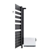 Sèche-serviette Soufflant ACOVA - REGATE Twist + Air électrique pivot à gauche 1500W (500W+1000W) TXCL050-055IFS Sèche-serviette